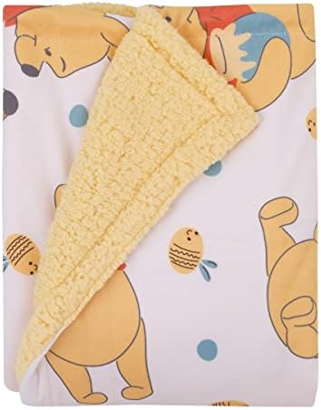 NoJo Disney Winnie The Pooh Summertime Fun Baby Blanket