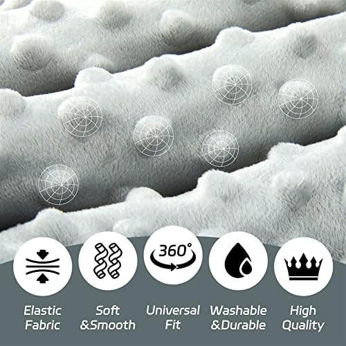 4 Pack Soft Woodland Baby Blankets for Newborn Toddlers
