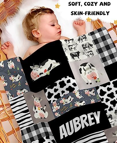Personalized Baby Blanket with Name for Girls Boys