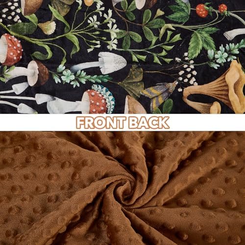 DCOOLGO Mushroom Baby Blanket - Soft Fleece Double Layer 265x40 Inches