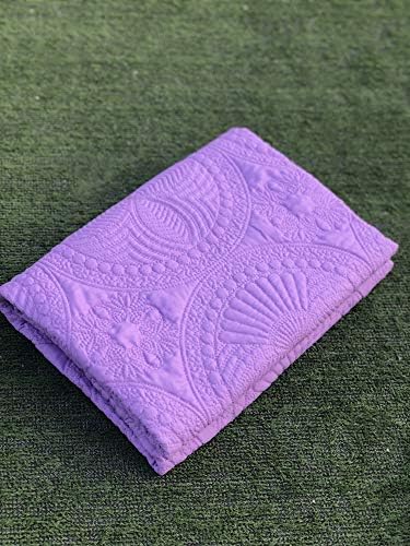 MONOBLANKS Baby Quilt Personalized Monogram Lightweight Embossed Throw Blanket 1