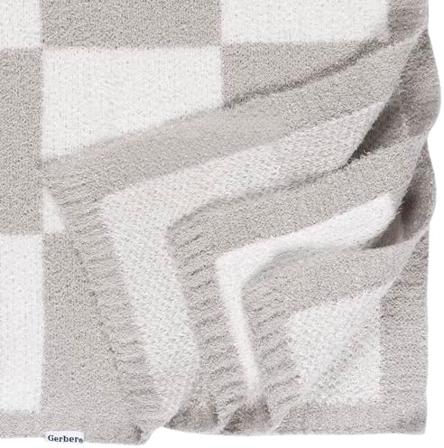 Gerber Baby Cozy Soft Silky Mink Blanket Tan Check One Size