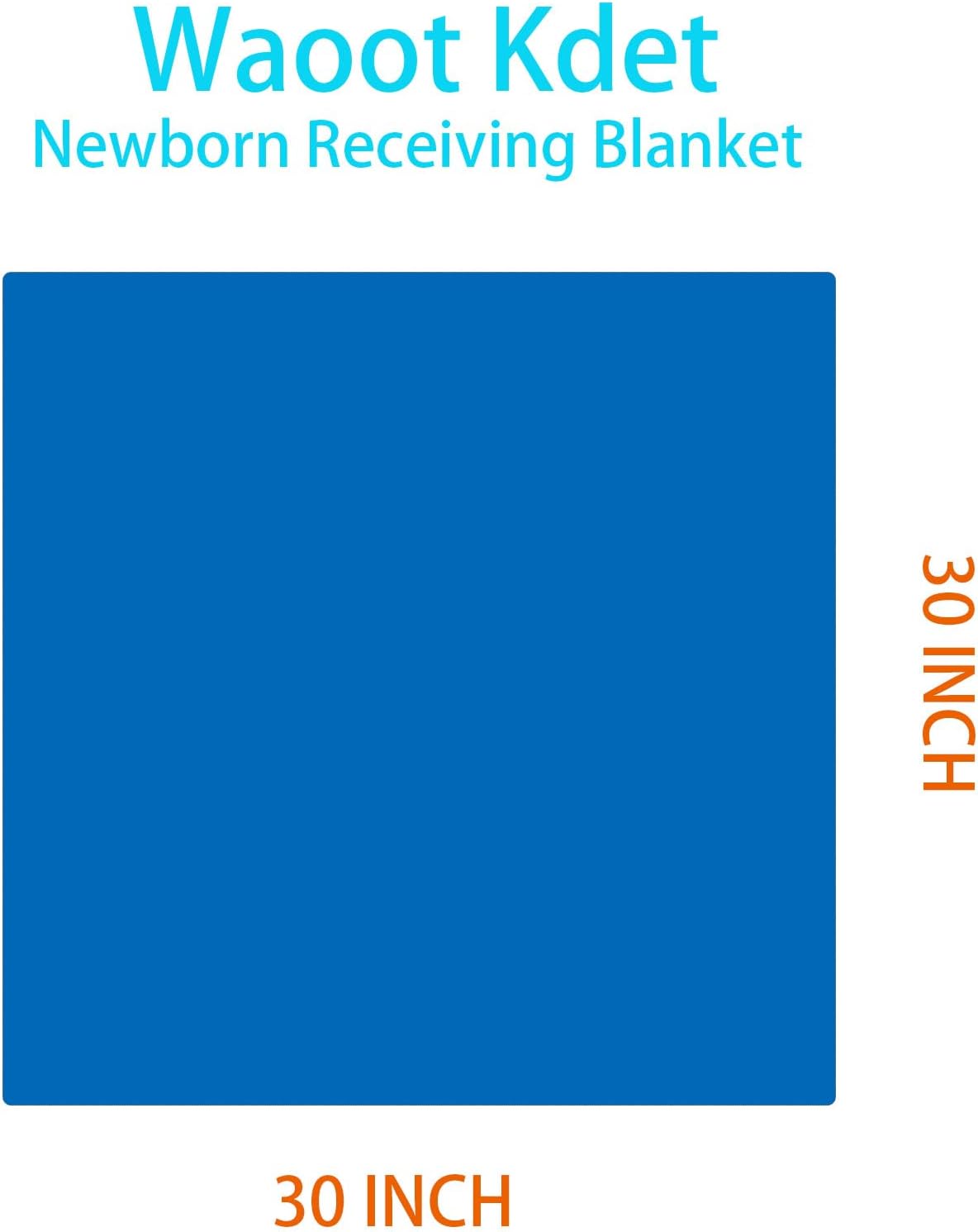 Waoot Kdet Cotton Flannel Receiving Blankets 8 Pcs for Baby