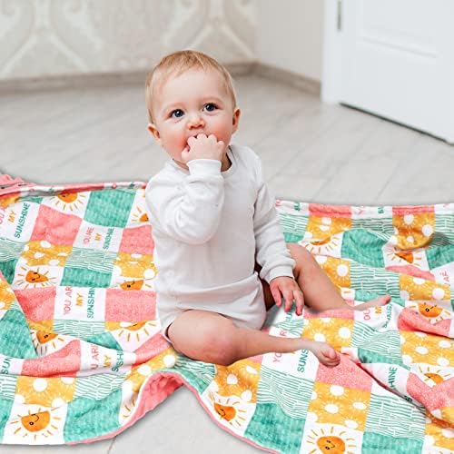 SWESEN Baby Blanket You Are My Sunshine