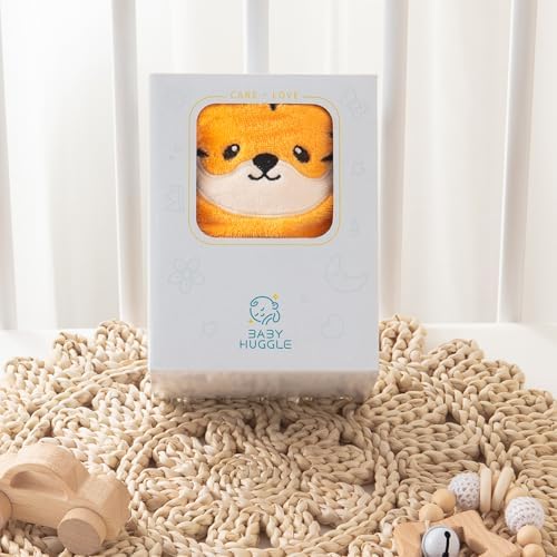 Babyhuggle Foldable Tiger Plush Blanket