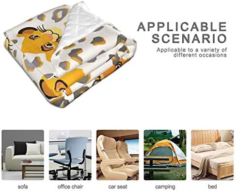 Partrest Baby Blanket - 30x40 Inch Lion Leopard Christmas Crib Blanket