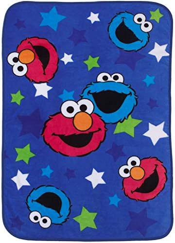 Sesame Street Toddler Blanket Elmo Cookie Monster