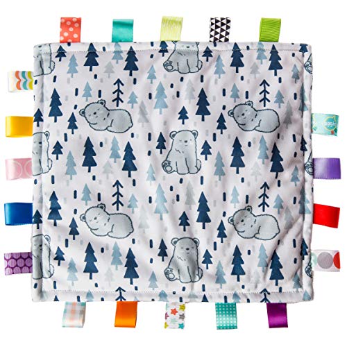 Taggies Original Blanket 12x12 Comfy Bears Fleece