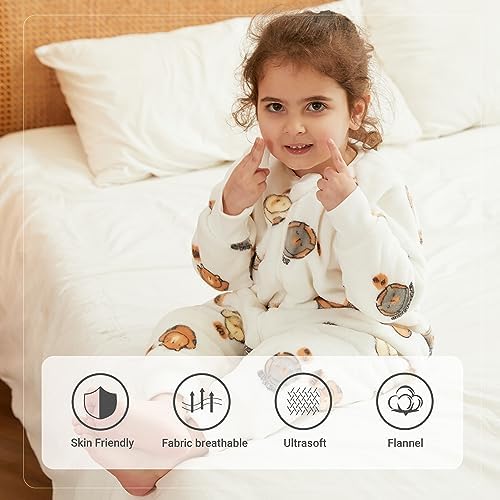 MICHLEY Flannel Baby Sleeping Bag Unisex for Winter