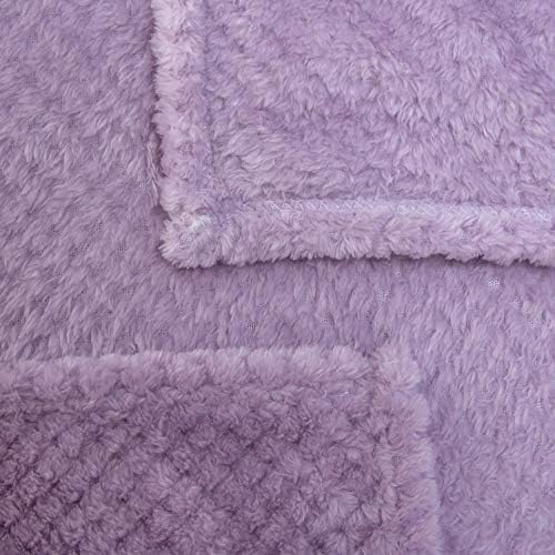 Wonder Miracle Fuzzy Blanket for Baby Soft Cozy Micro Fleece 28x40 Lavender