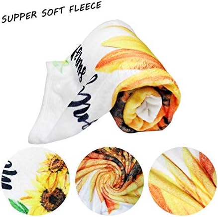 Tebaby Baby Monthly Milestone Blanket - Sunflower