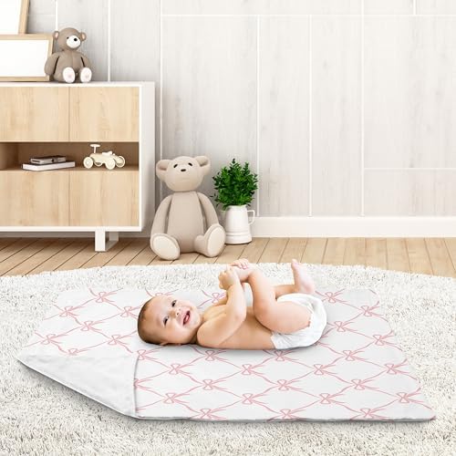 Sweet Jojo Designs Baby Blanket with Pink Bows