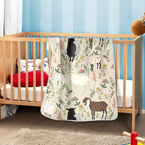 Pigsaly Cute Animal Flower Baby Blanket 30x40 Inch