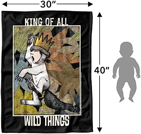 LOGOVISION Where The Wild Things Are Baby Blanket 30x40