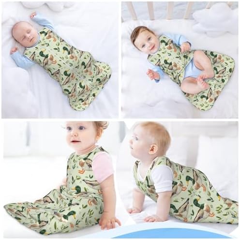 Muishi Baby Wearable Blanket Snails Butterflies Sleeping Bag
