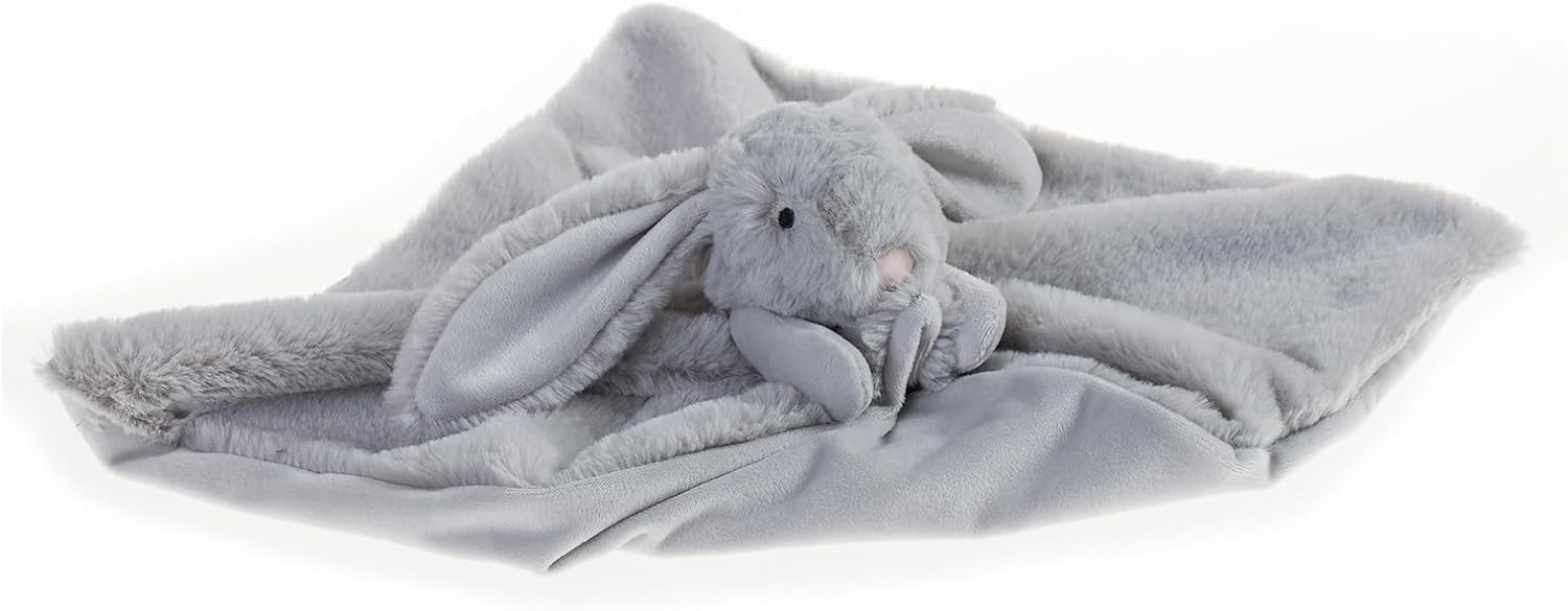 Apricot Lamb Grey Bunny Security Blanket for Baby
