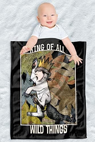 LOGOVISION Where The Wild Things Are Baby Blanket 30x40