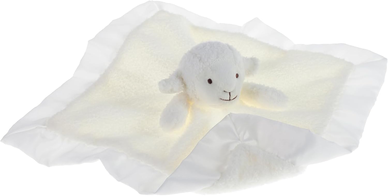 Apricot Lamb Stuffed Animal Security Blanket 14 Inches