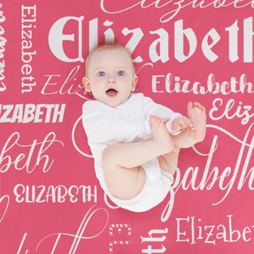Custom Name Flannel Blanket 3248 for Kids Teens Adults