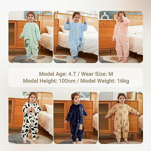 MICHLEY Flannel Baby Sleeping Bag Unisex for Winter