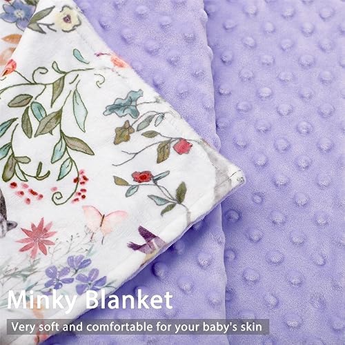 CARUILI Baby Blanket with Woodland Print