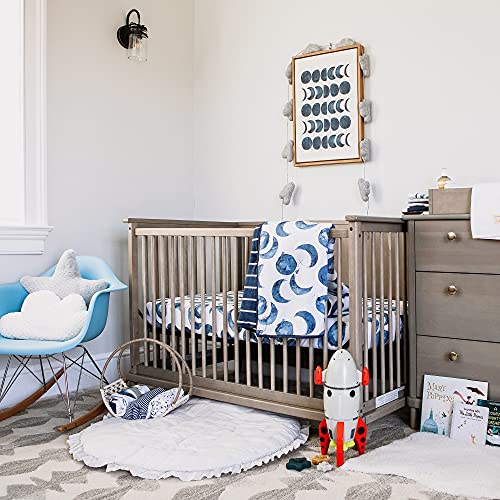 Burts Bees Baby Reversible Blanket for Nursery and Stroller
