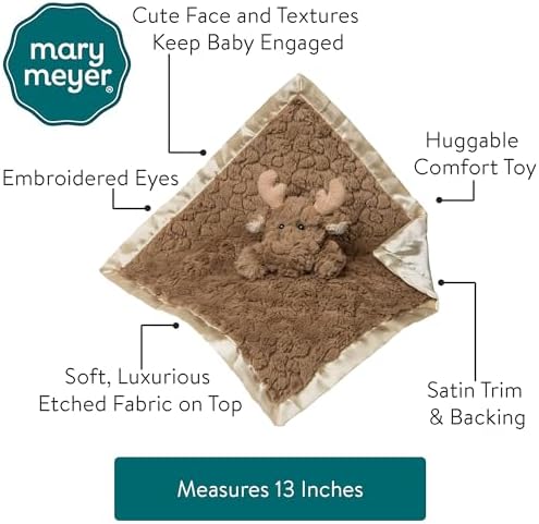 Mary Meyer Baby Lovey Putty Moose Security Blanket