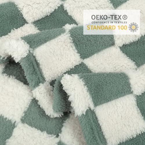 HOMRITAR Checkered Baby Blanket 30x40 Inch 1