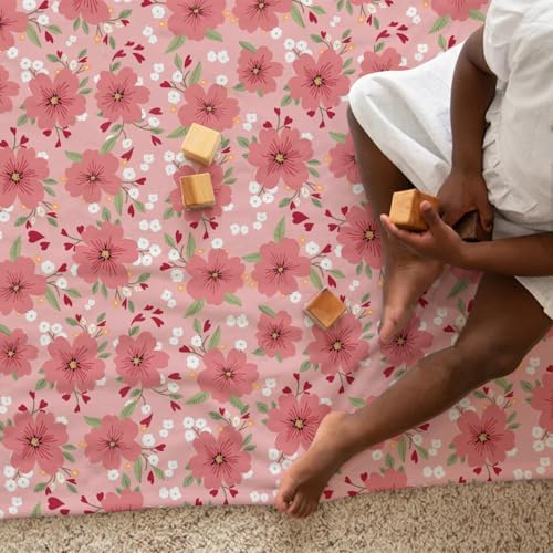 KASTLEE Love Blooms Baby Blanket for Girl Boy 1