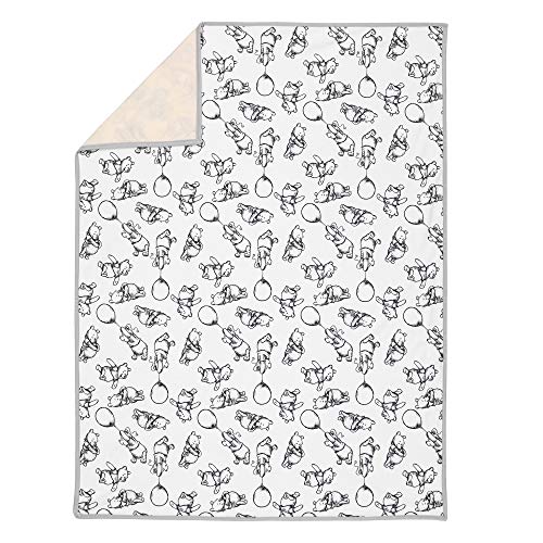 Lambs Ivy Disney Baby Winnie The Pooh Blanket - TanCream