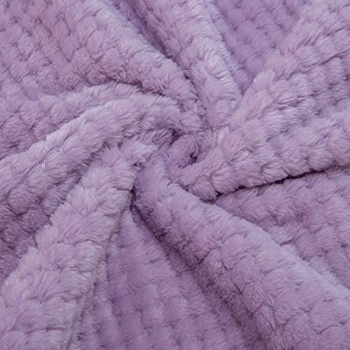 Wonder Miracle Fuzzy Blanket for Baby Soft Cozy Micro Fleece 28x40 Lavender