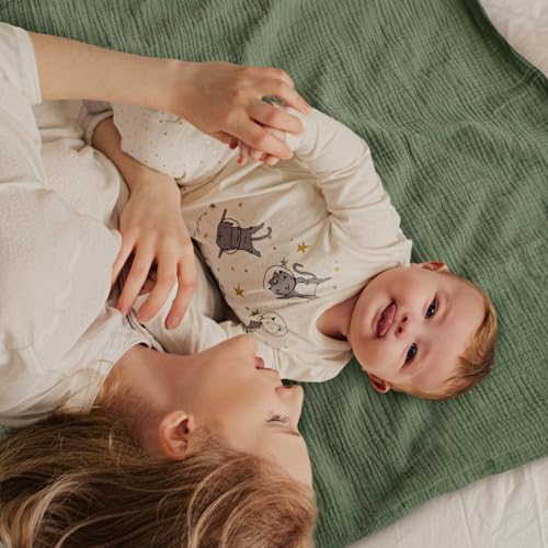 GLLQUEN BABY Double Layer Blankets for Newborns and Toddlers