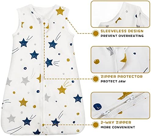 HOUSBAY Baby Wearable Blanket 05 TOG Cotton Sleep Sack