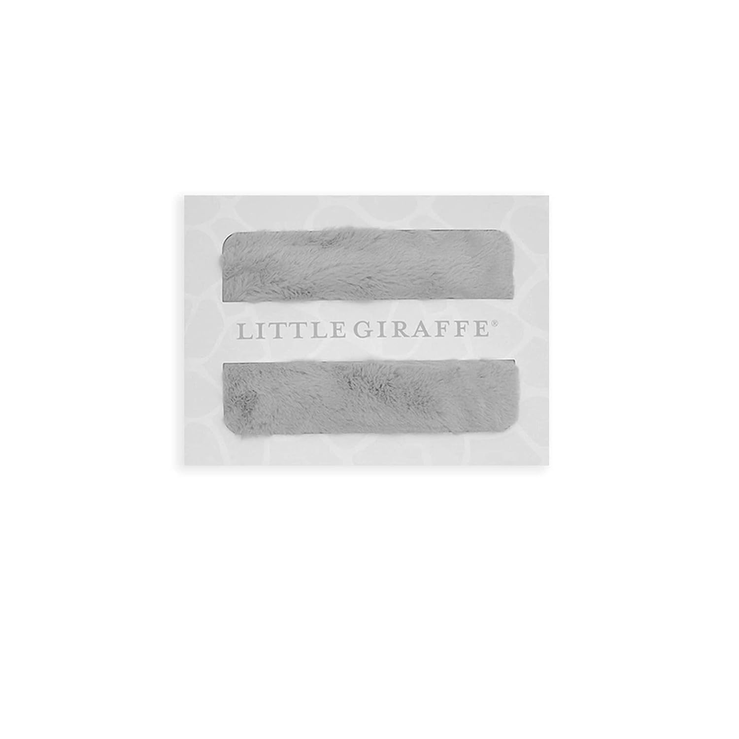 Little Giraffe Posh Mink Baby Blanket 29 x 35 Silver