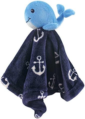 Hudson Baby Unisex Baby Whale Security Blanket One Size