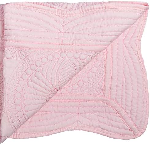 MONOBLANKS Baby Quilt Personalized Monogram Lightweight Embossed Throw Blanket