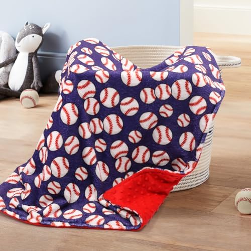 Vansolinne Baseball Blanket for Boys 265x40 Inches
