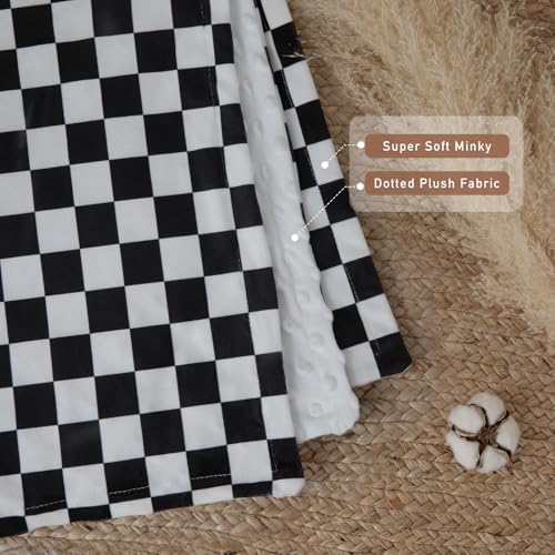 CIVARUA KIDS Checkered Baby Blanket for Boys