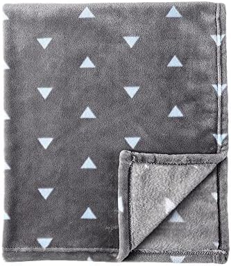 Bunnikins Clover 30x36 Flannel Baby Blanket