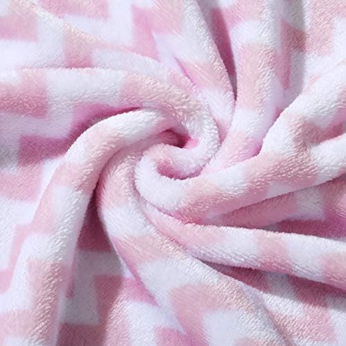CREVENT 30X40 Pink Elephant Baby Blanket for Girls 1