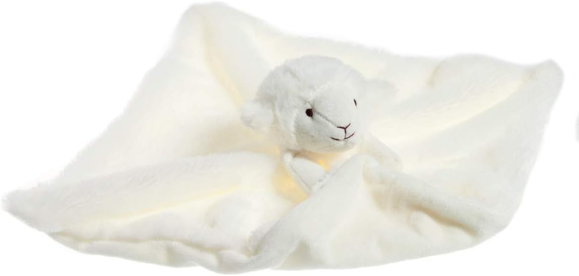 Apricot Lamb 14 Inch White Lamb Security Blanket