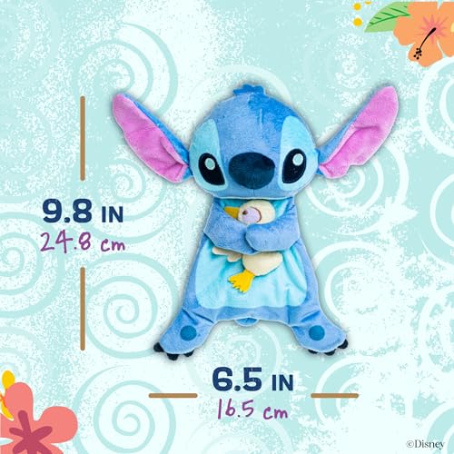 Disney Stitch Snuggle Blanket for Babies Blue