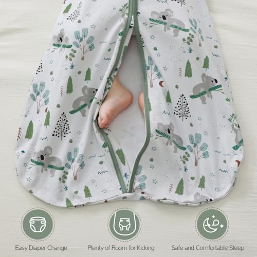 JELLYMONI 6-12 Months Sleep Sack 2 Pack 100 Cotton