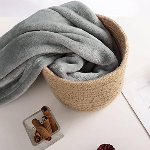NANPIPER Grey Fuzzy Baby Blanket - 30x40 Inches