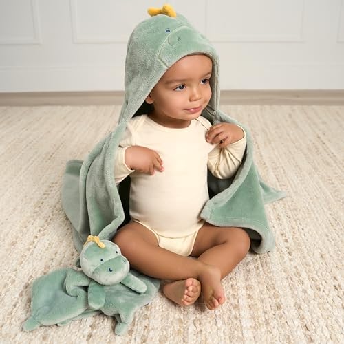 Gerber Dino Time Hooded Wearable Blanket Set One Size
