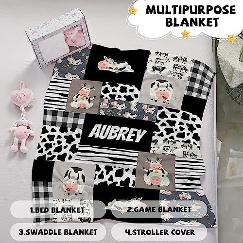Personalized Baby Blanket with Name for Girls Boys