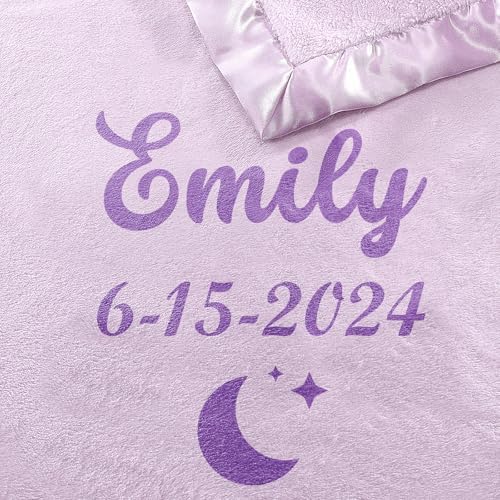 Yofair Personalized Baby Blanket with Name Customized Gift