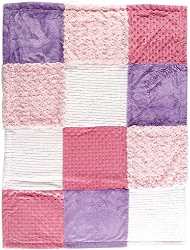 Hudson Baby Plush Blanket Pink 30x40 Inches