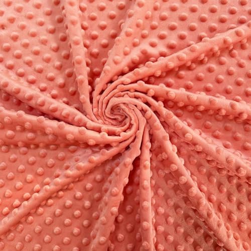 Pink Bow Baby Blanket for Girls 30x40 Inches Soft Minky Double Layer