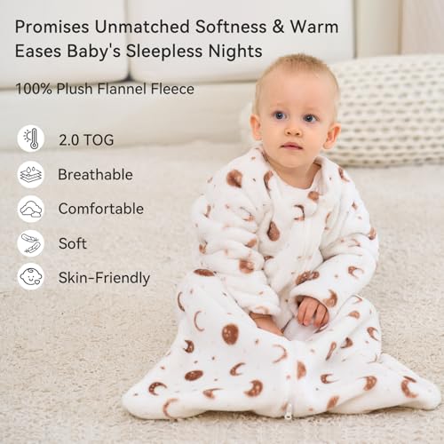 Unnivoll Fleece Sleep Sack for 12-18 Months Toddler